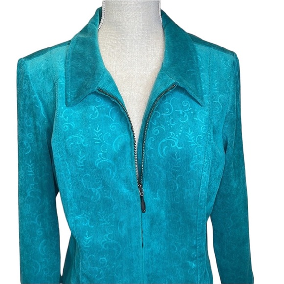 Christopher & Banks Jackets & Blazers - 🎉HP🎉Christopher & Banks Petite Sea Green Corduroy Jacket